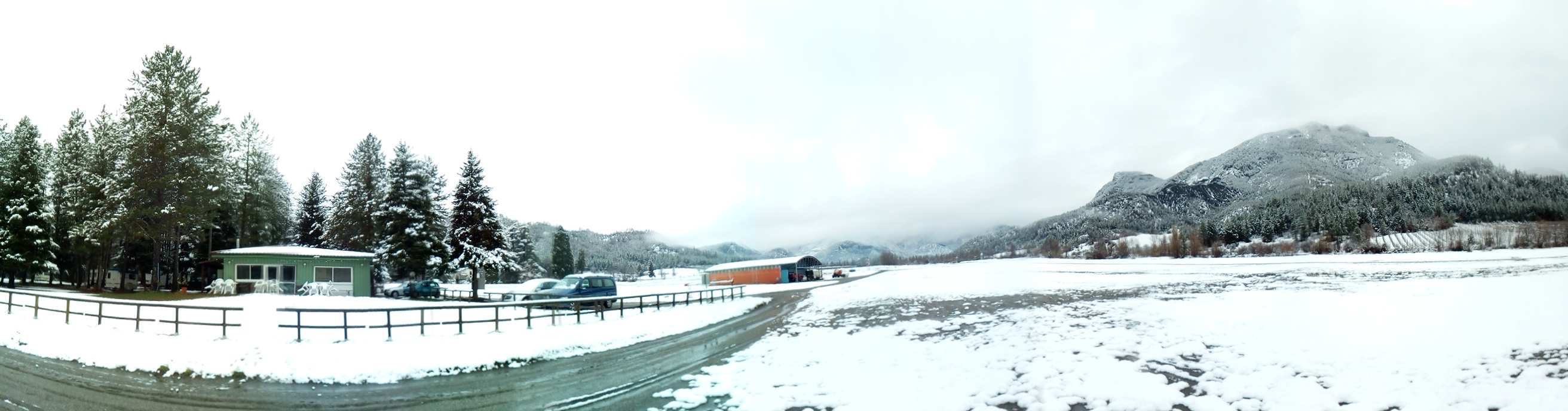 Un peu de neige....